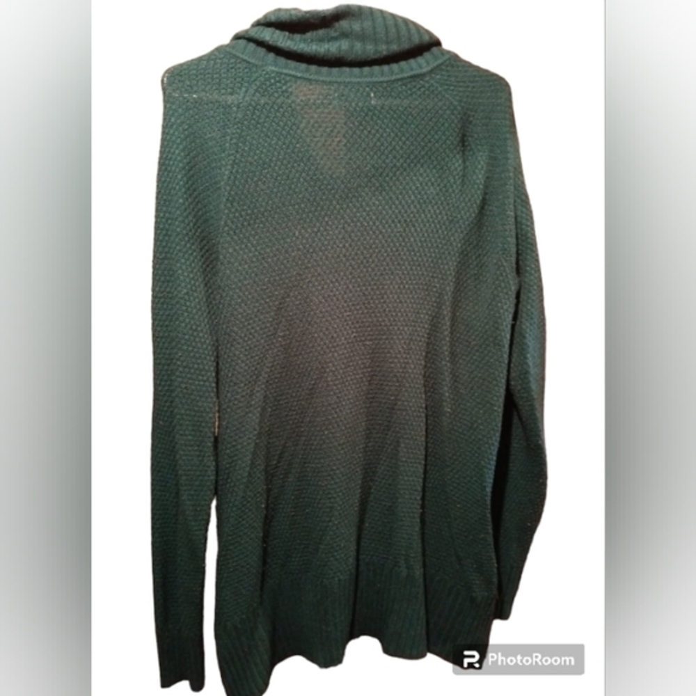 Faded Glory Juniors Sweater & Leggings Set green, black & white plaid - Picture 3 of 5